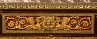 A French Empire Style Gilt Bronze Mounted Mahogany Table with Rouge Marble Top — 19TH CENTURY