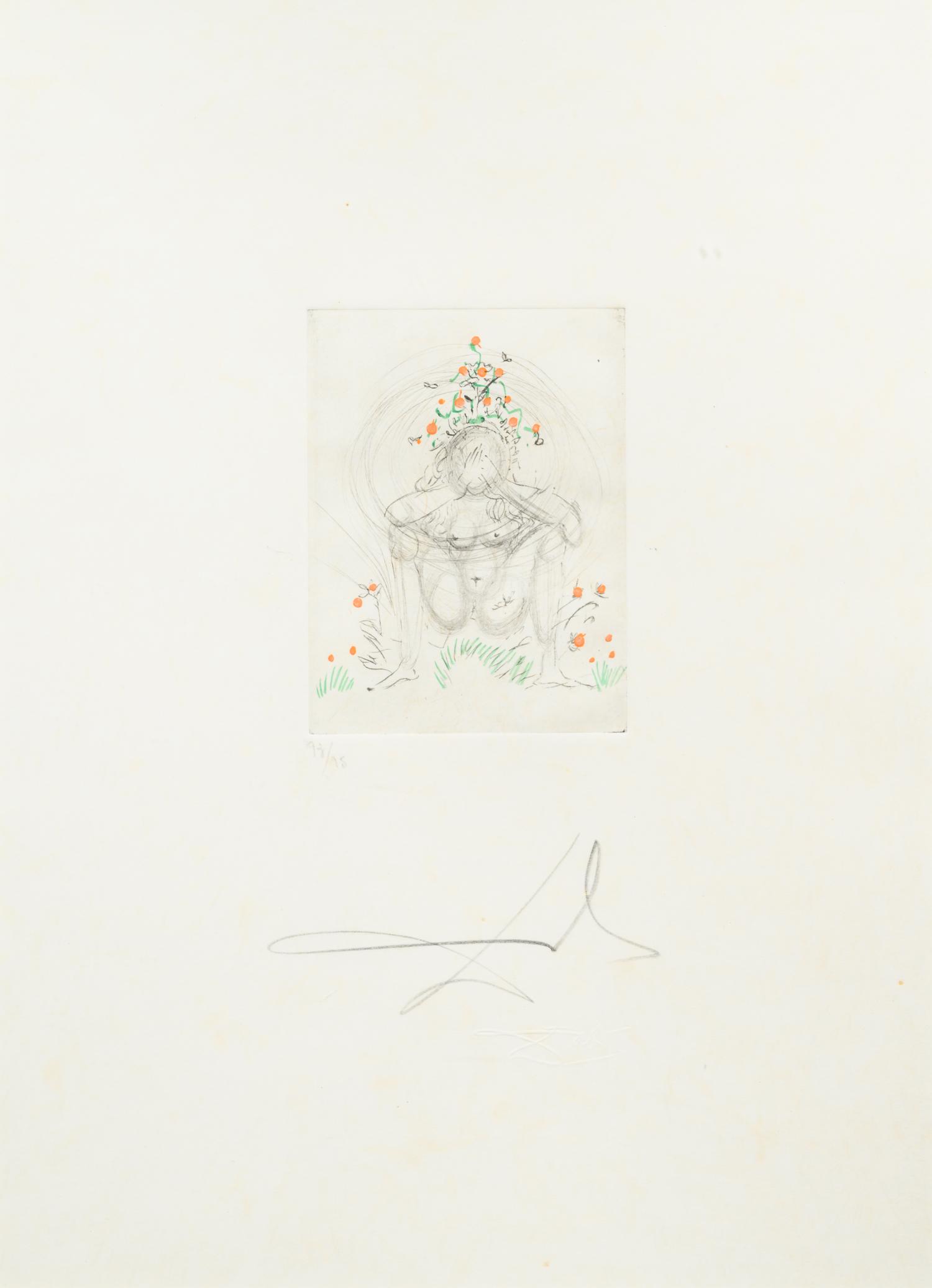 Petites Nus (from Apollonaire ) (a group of 7 prints from the portfolio of 8)