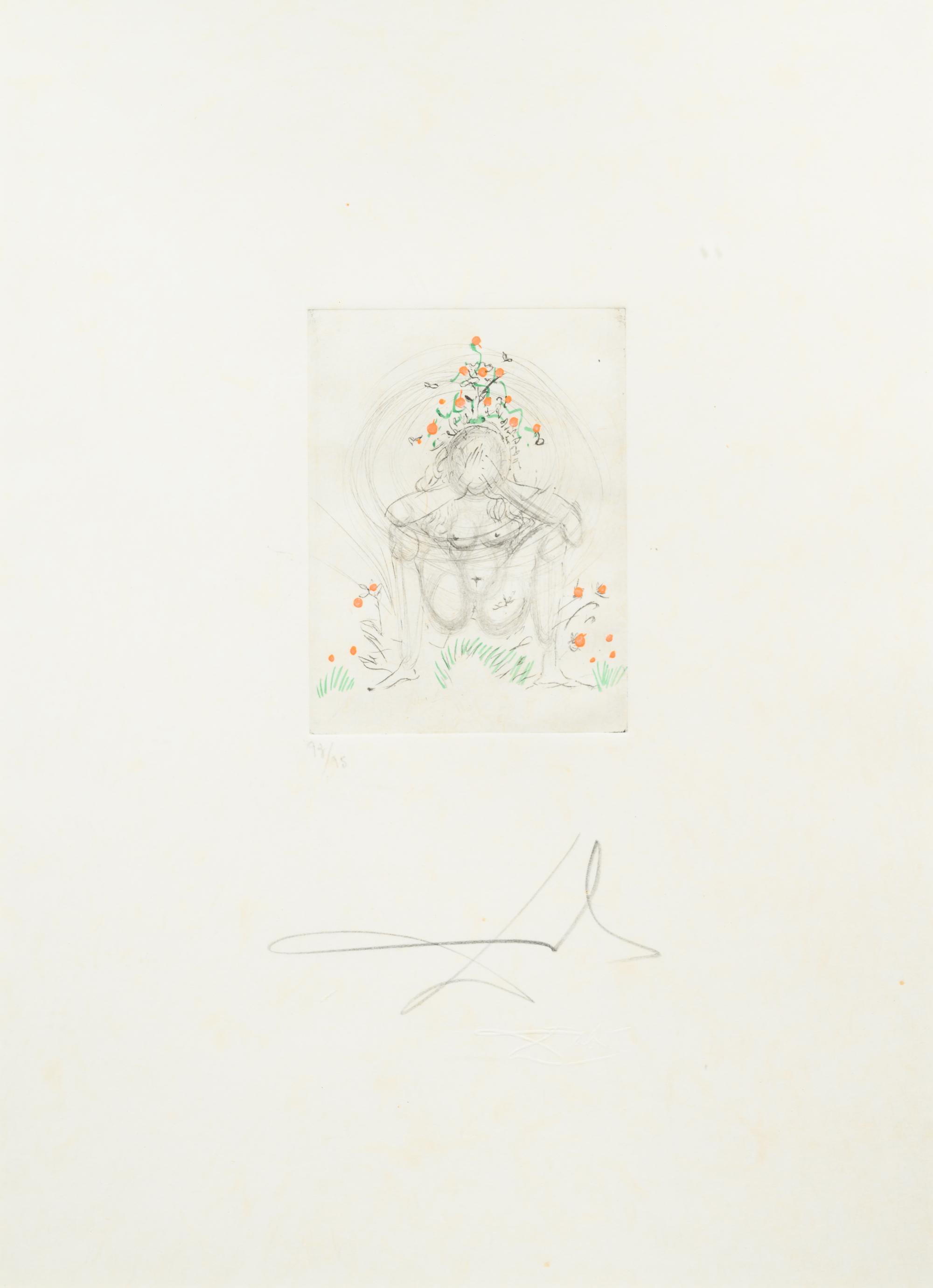 Petites Nus (from Apollonaire ) (a group of 7 prints from the portfolio of 8)
