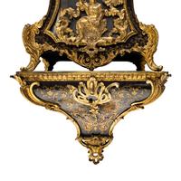 A Louis XV Boulle Marquetry and Gilt Bronze Mounted Bracket Clock