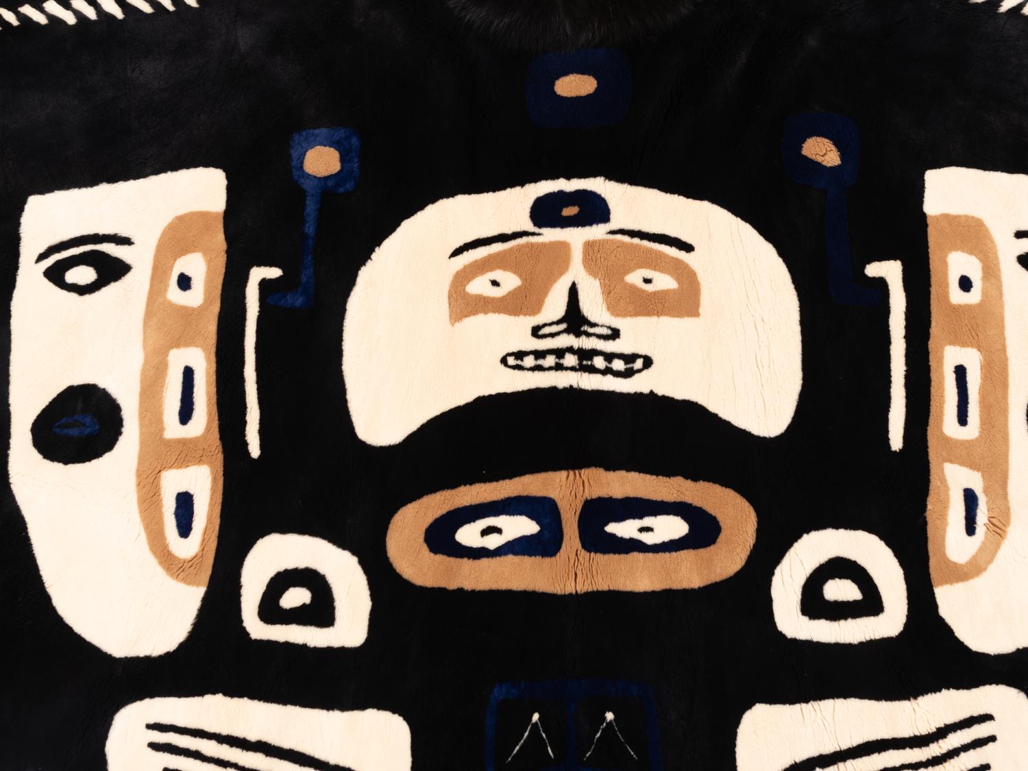 Revillon Fur Cape with design by Ford Ruthling, 1980-90s