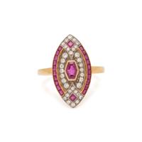 RUBY AND DIAMOND RING