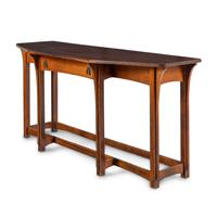 An Arts and Crafts Style Oak Console Table