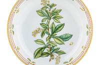Two Royal Copenhagen Flora Danica Porcelain Serving Bowls