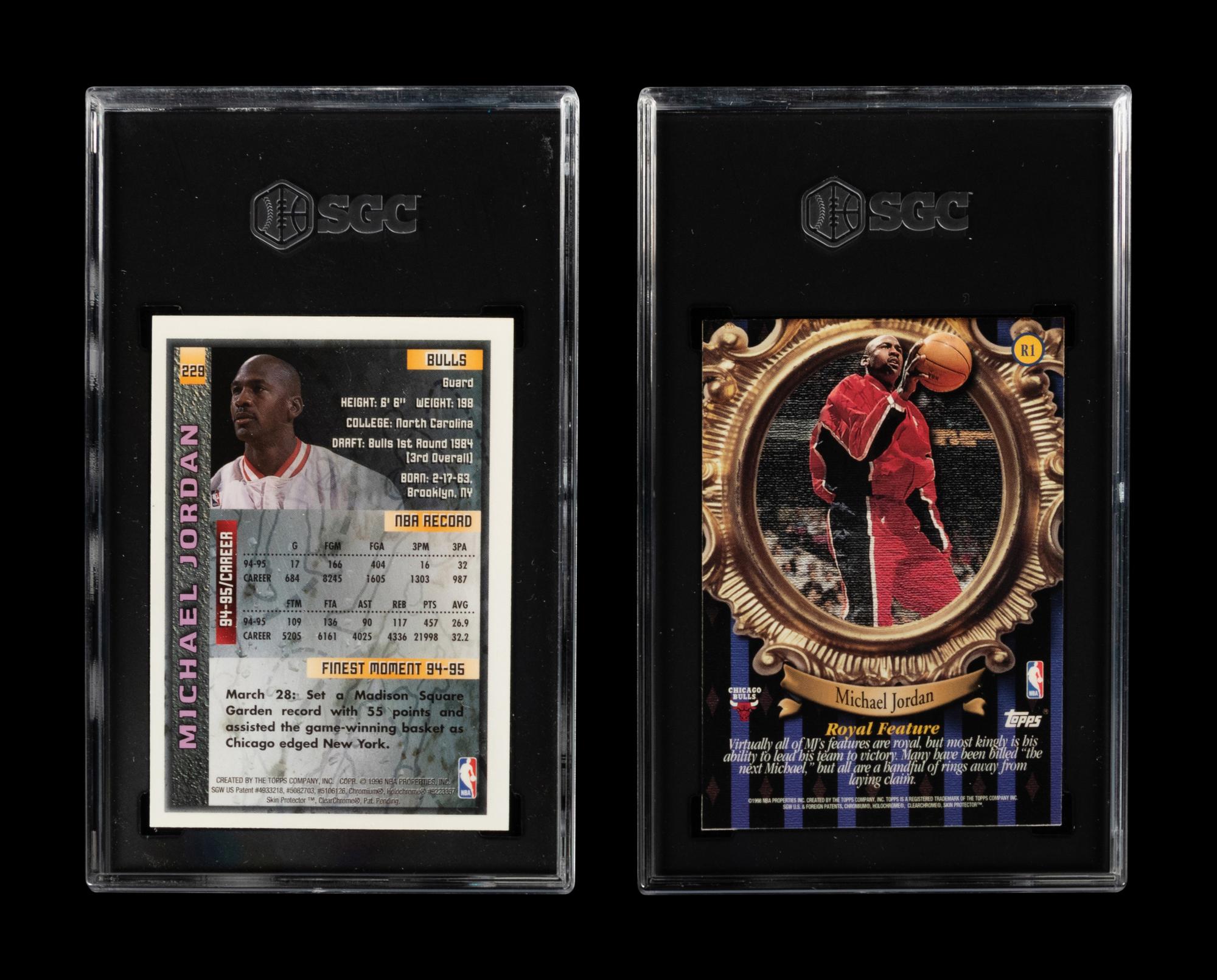A Group of 50 Assorted Championship Era Michael Jordan Basketball Cards,