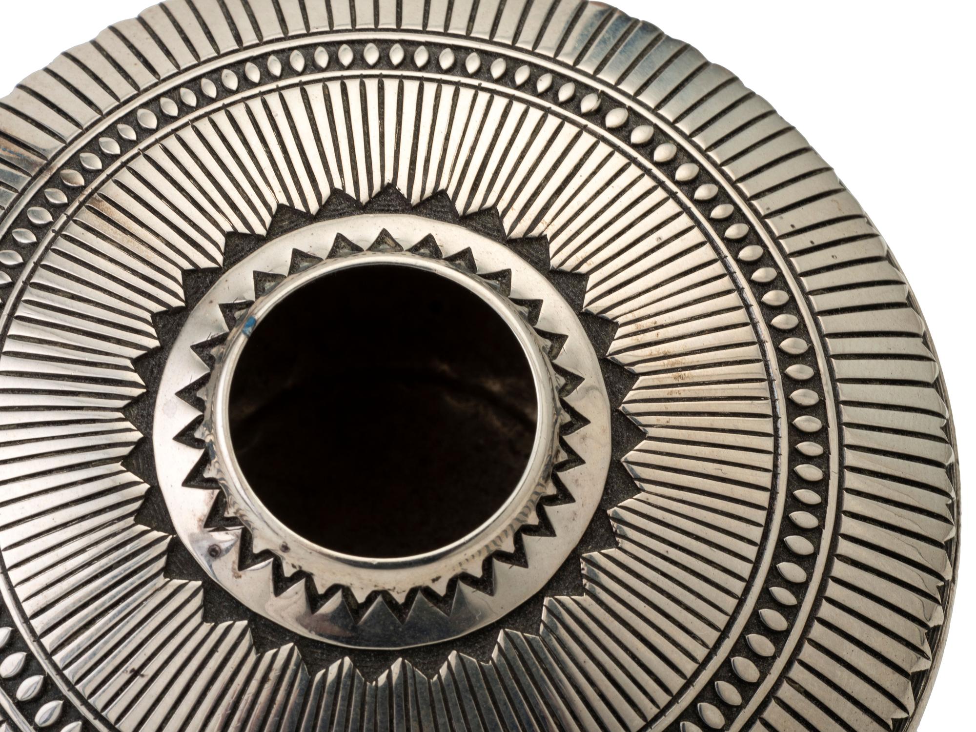 Navajo and Southwestern-style Silver Seed Jars and Boxes