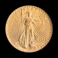 A United States 1913-D St. Gaudens $20 Gold Coin