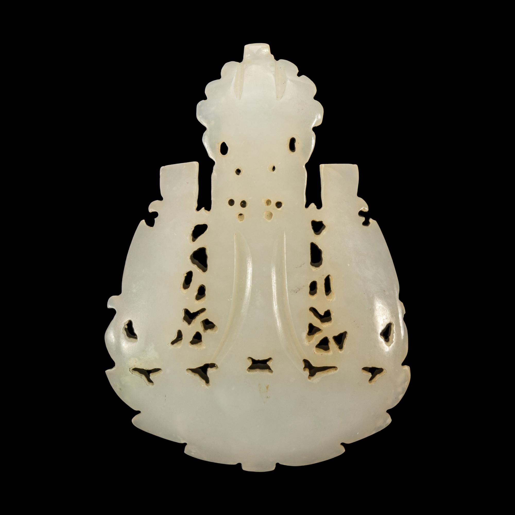 A Small Chinese White Jade Figural Group