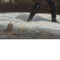 James Hope (Scottish/American, 1818/1892) — Bear Hunt in Winter , 1851