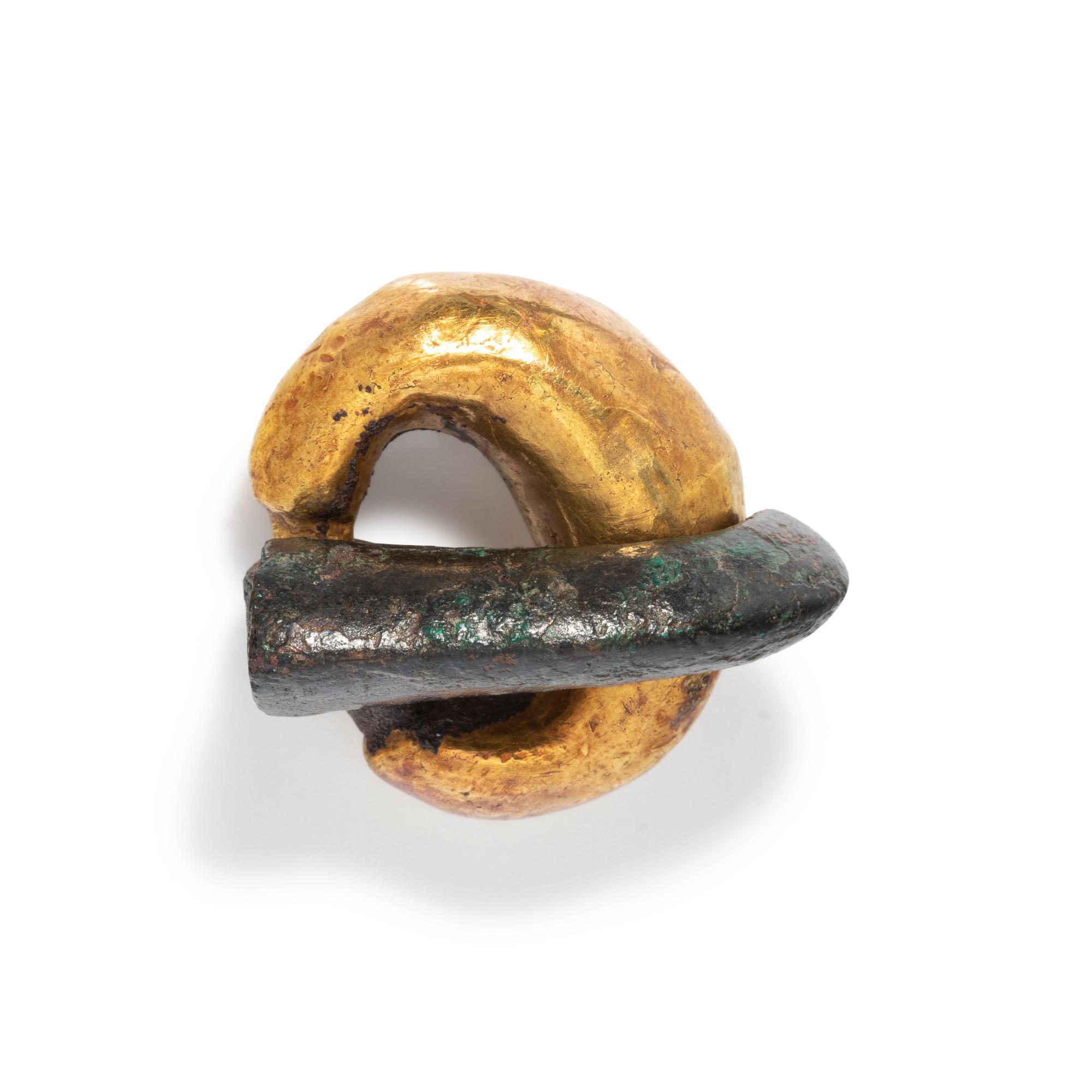 A Late Roman Gilt-Bronze Buckle