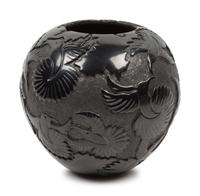 Micaceous Blackware Jar
