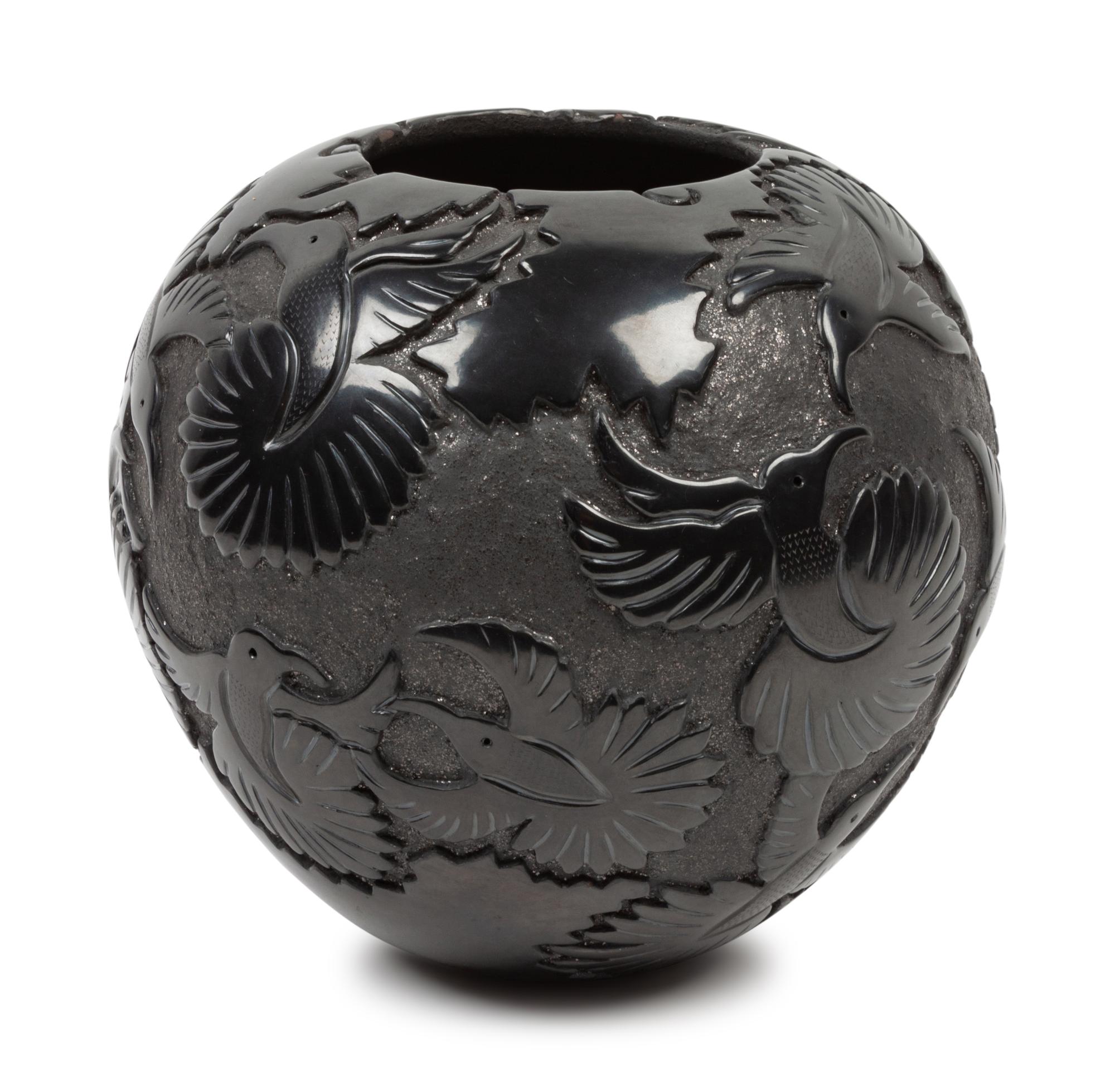 Micaceous Blackware Jar