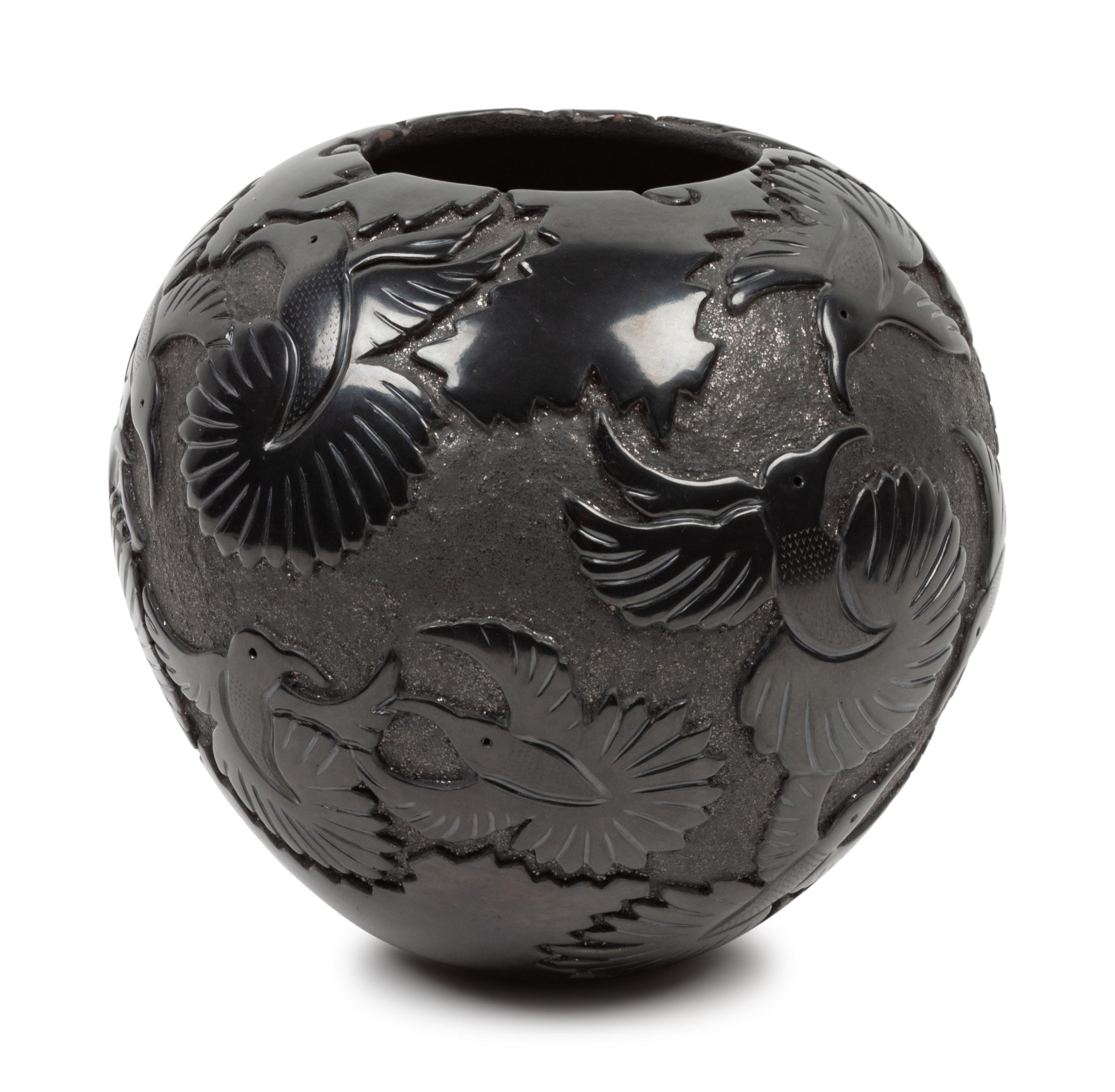 Micaceous Blackware Jar
