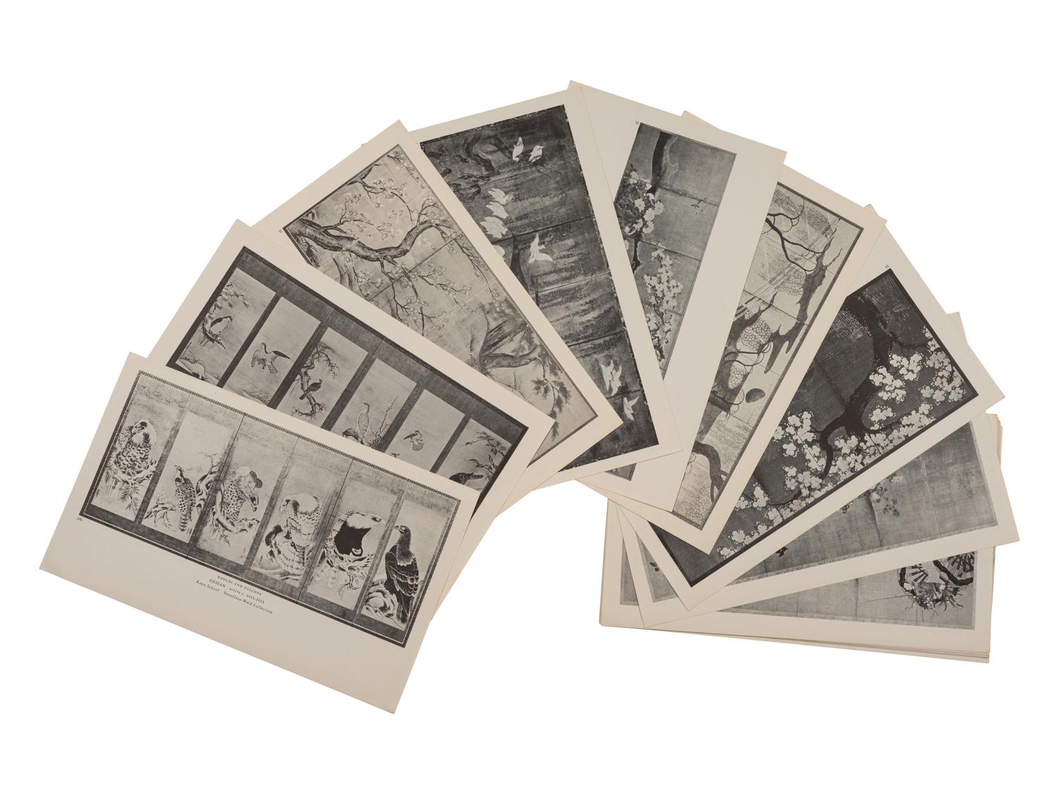 [JAPANESE PAINTING] A group of works about Japanese Paintings, comprising: