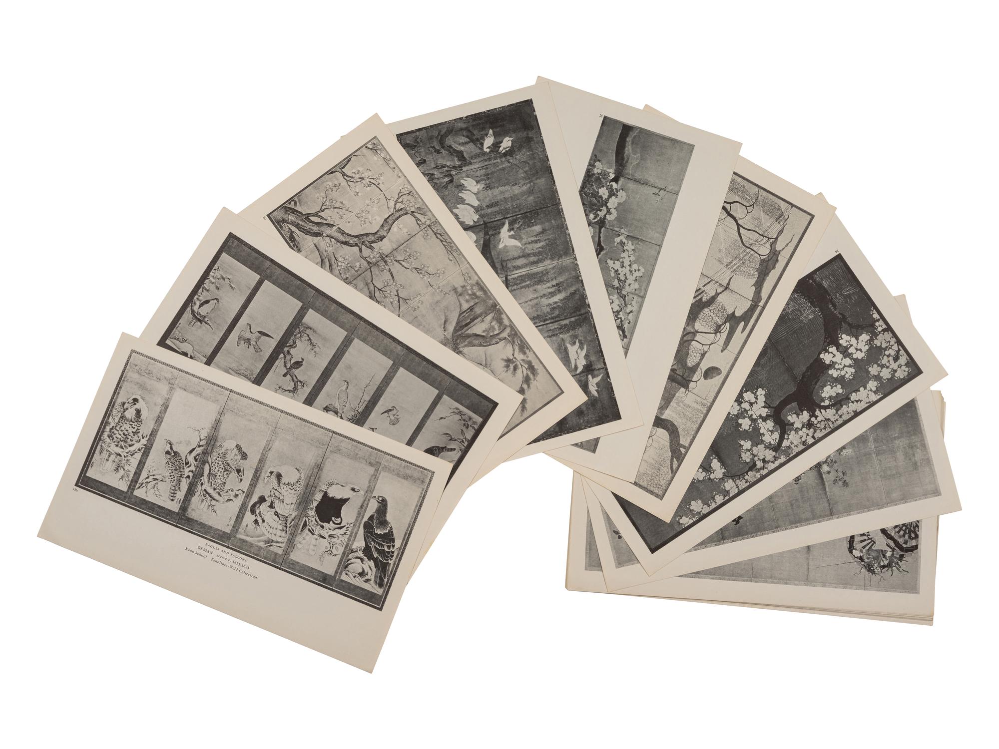 [JAPANESE PAINTING] A group of works about Japanese Paintings, comprising: