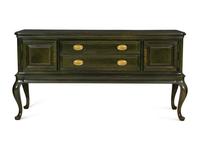 A Bernhardt Dark Green Stained Sideboard