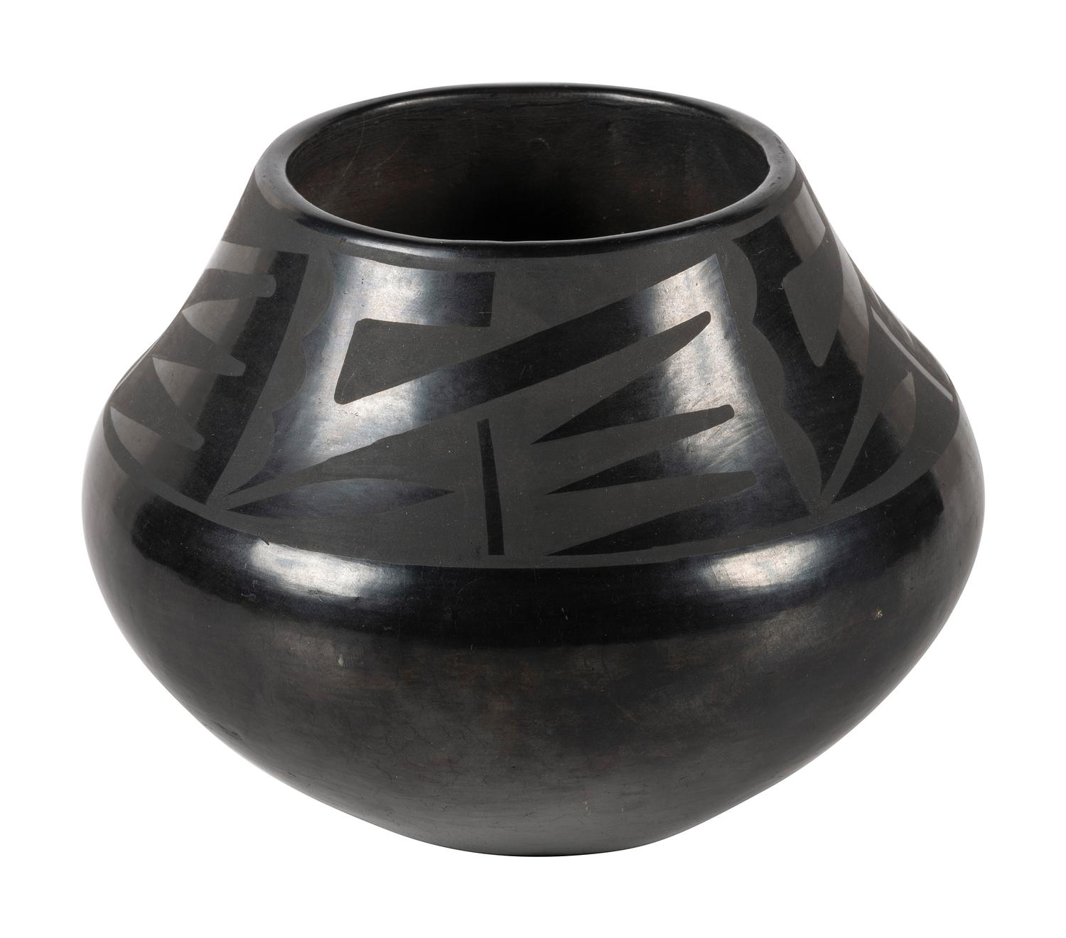 Blackware Pottery Jar