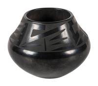 Blackware Pottery Jar