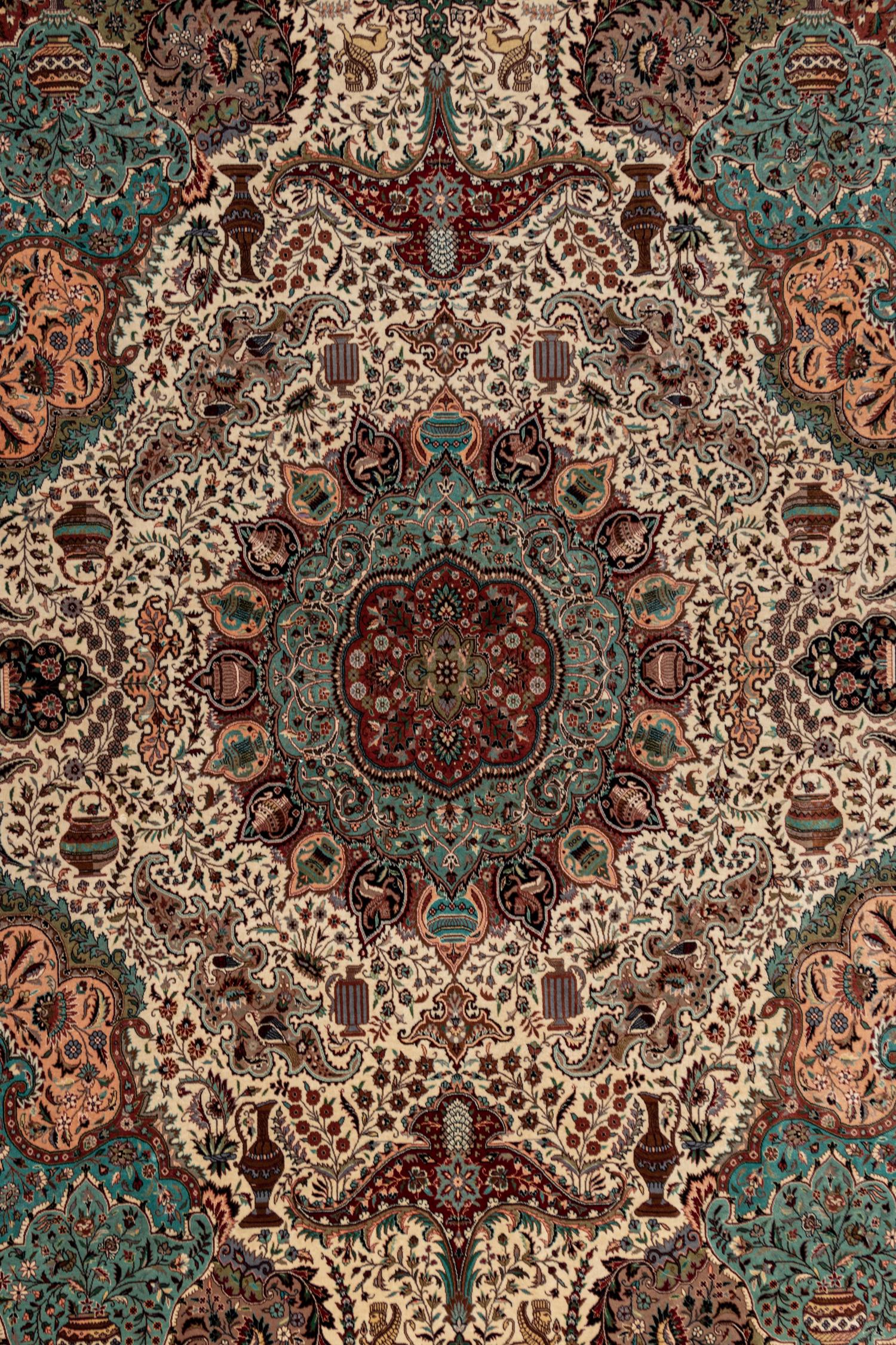 A Kirman Wool Rug