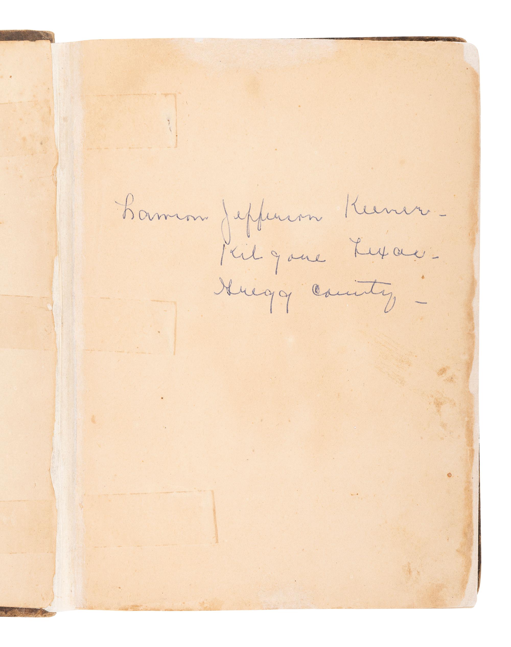 HEARTSILL, William W. (1839-1916). Fourteen Hundred and 91 Days in the Confederate Army: A Journal Kept by W. W. Heartsill.