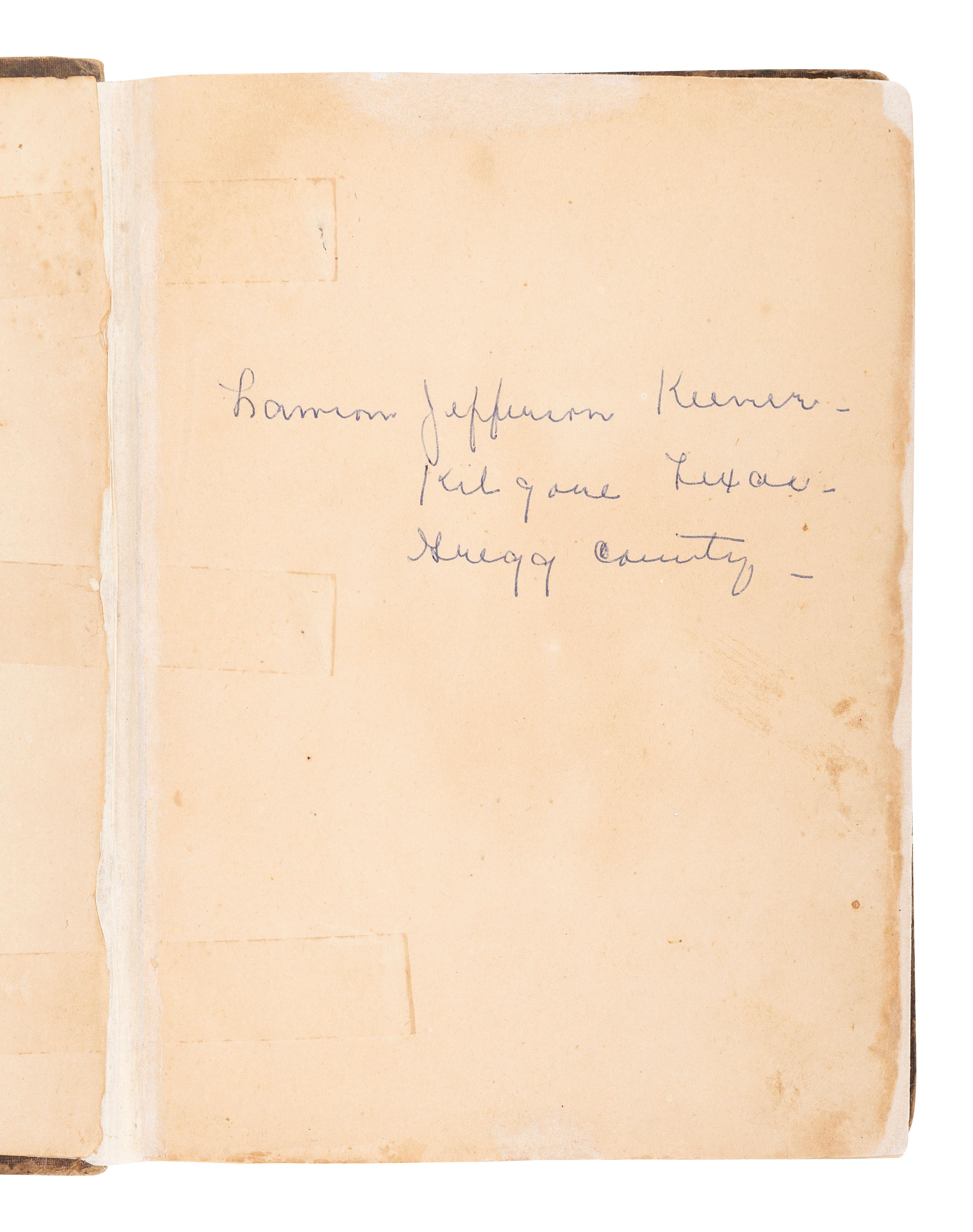 HEARTSILL, William W. (1839-1916). Fourteen Hundred and 91 Days in the Confederate Army: A Journal Kept by W. W. Heartsill.