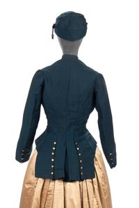 Women's Riding Bodice & Matching Hat, 1880s