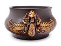 A Chinese Bronze 'Phoenix' Censer