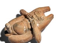 A Roman Terracotta Grotesque Figure