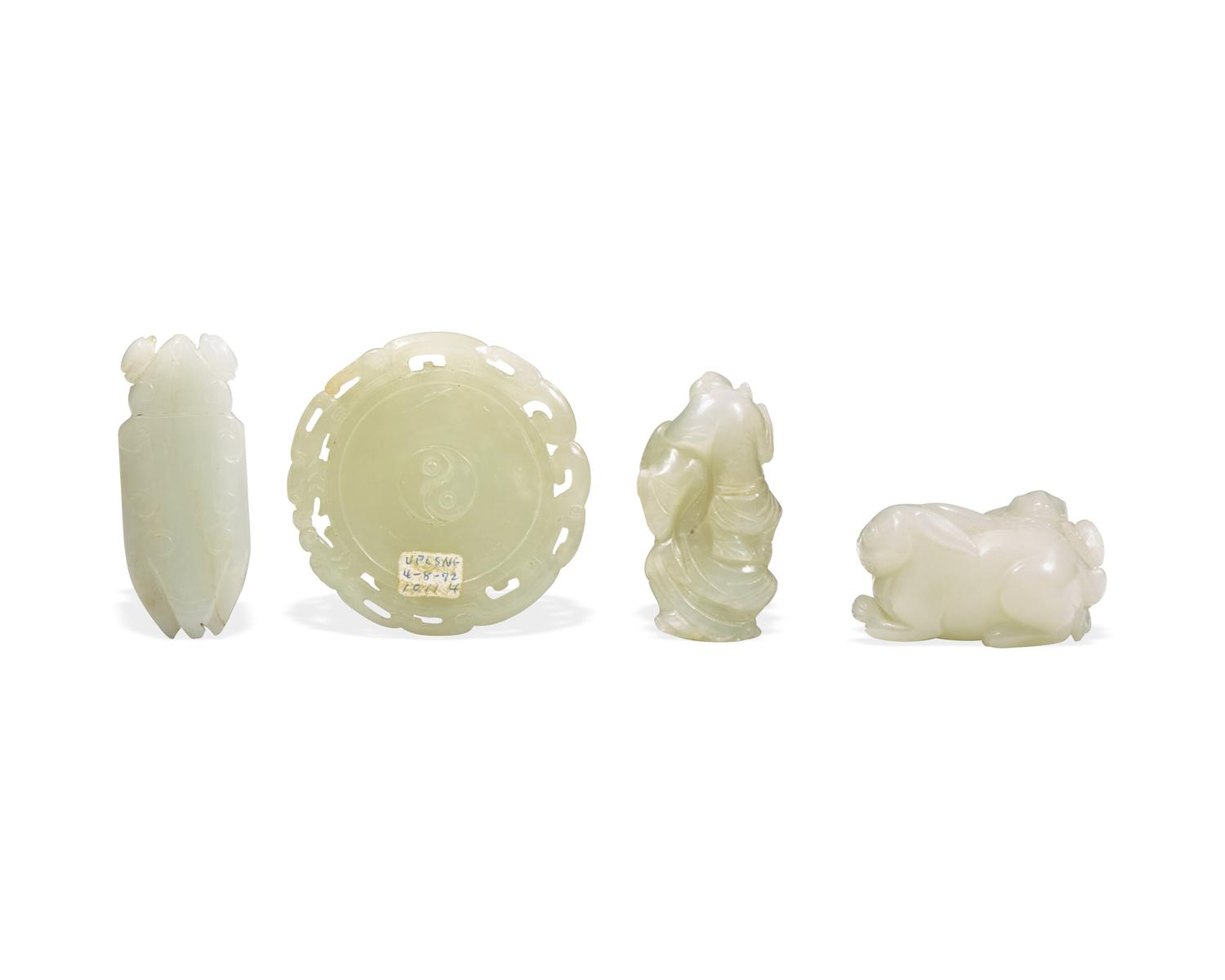 Four Chinese Jade Carvings