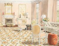 Residence of Mrs. Wm J. Reid (Issy) Studies (a group of four works)