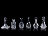 A Group of Six Waterford Decanters