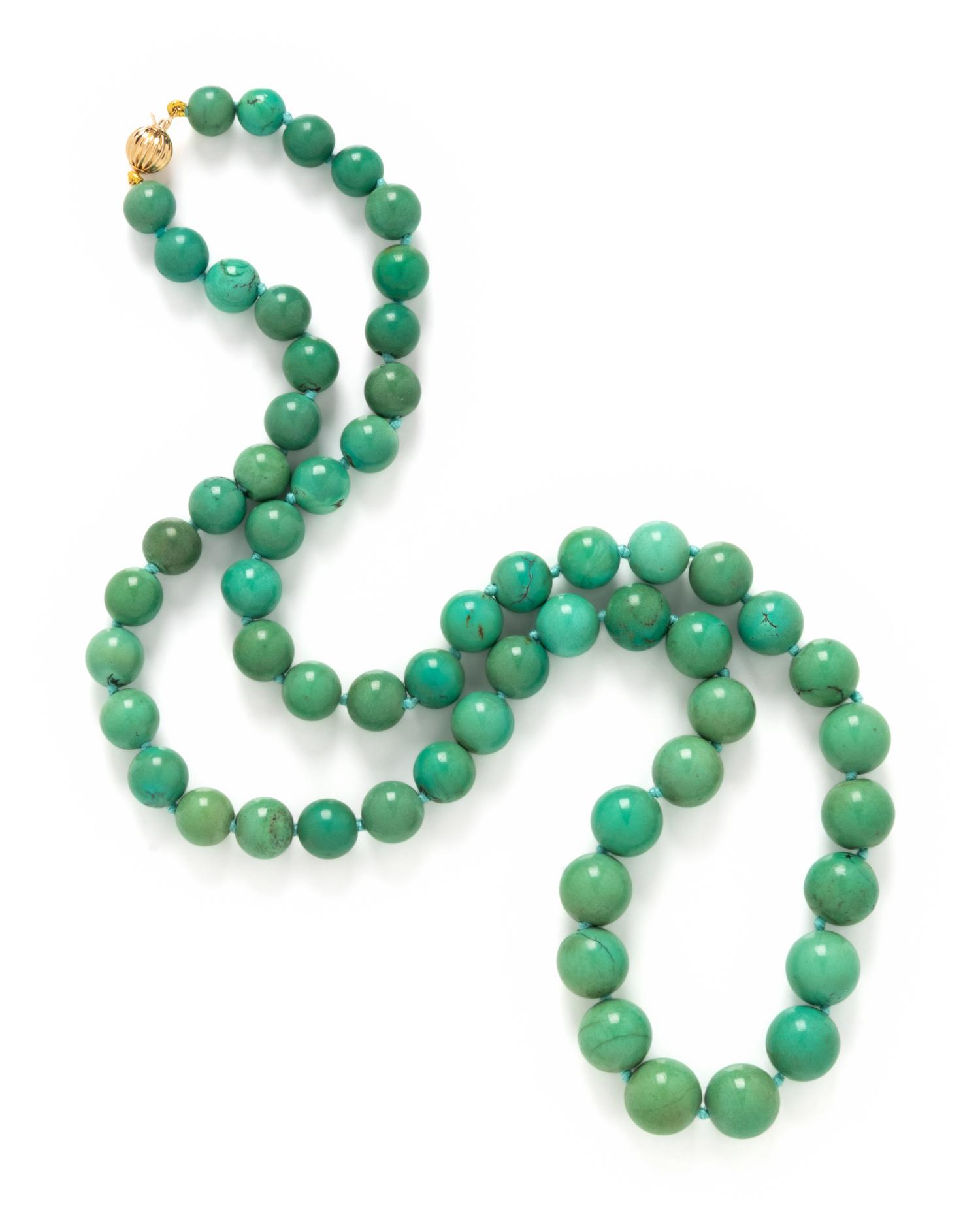 TURQUOISE BEAD NECKLACE