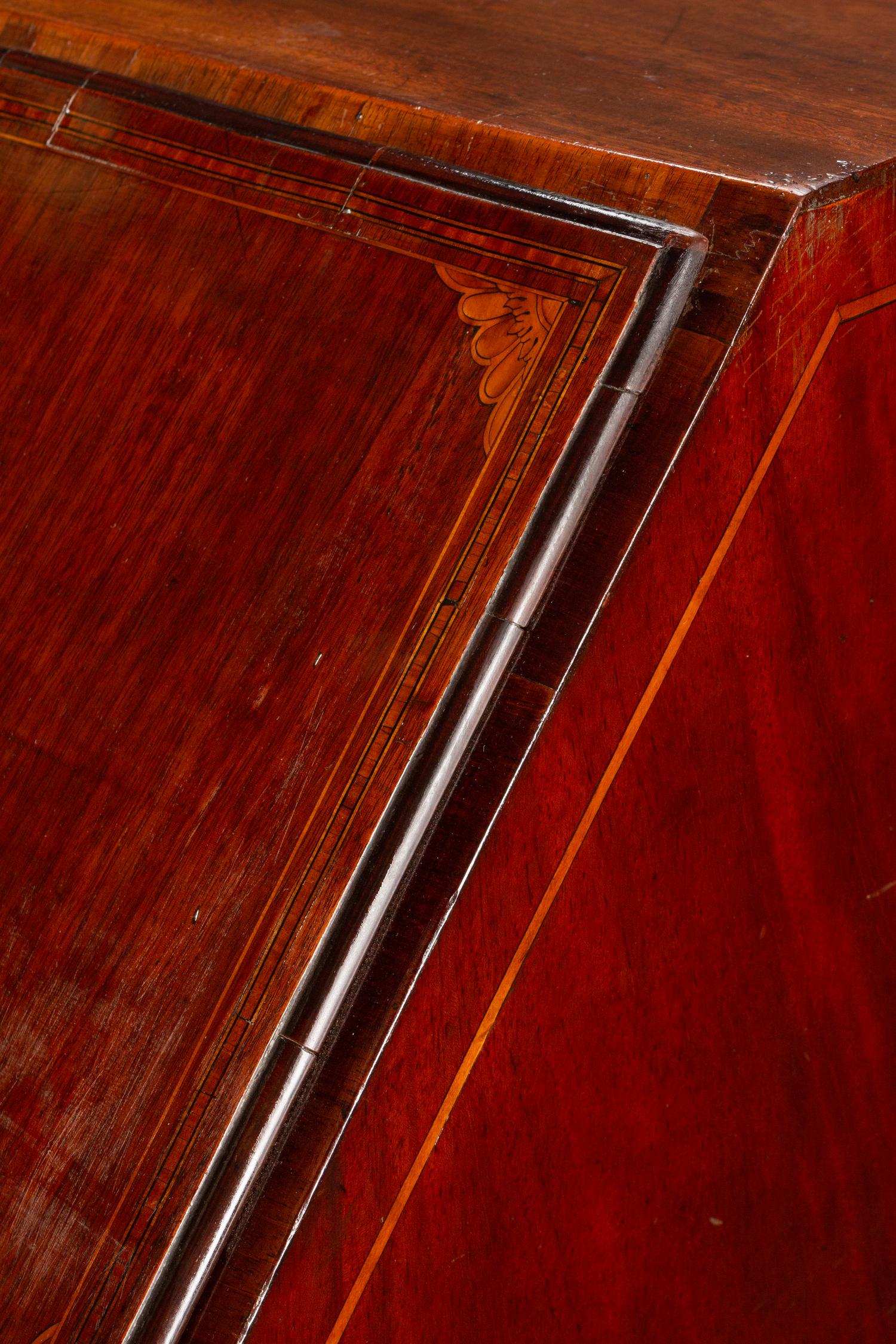 A George III Inlaid Mahogany Slant-Front Desk — 19TH CENTURY