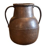 A Hammered Copper Vessel 15" W x 13" D x 18" H — Italy, 20th Century