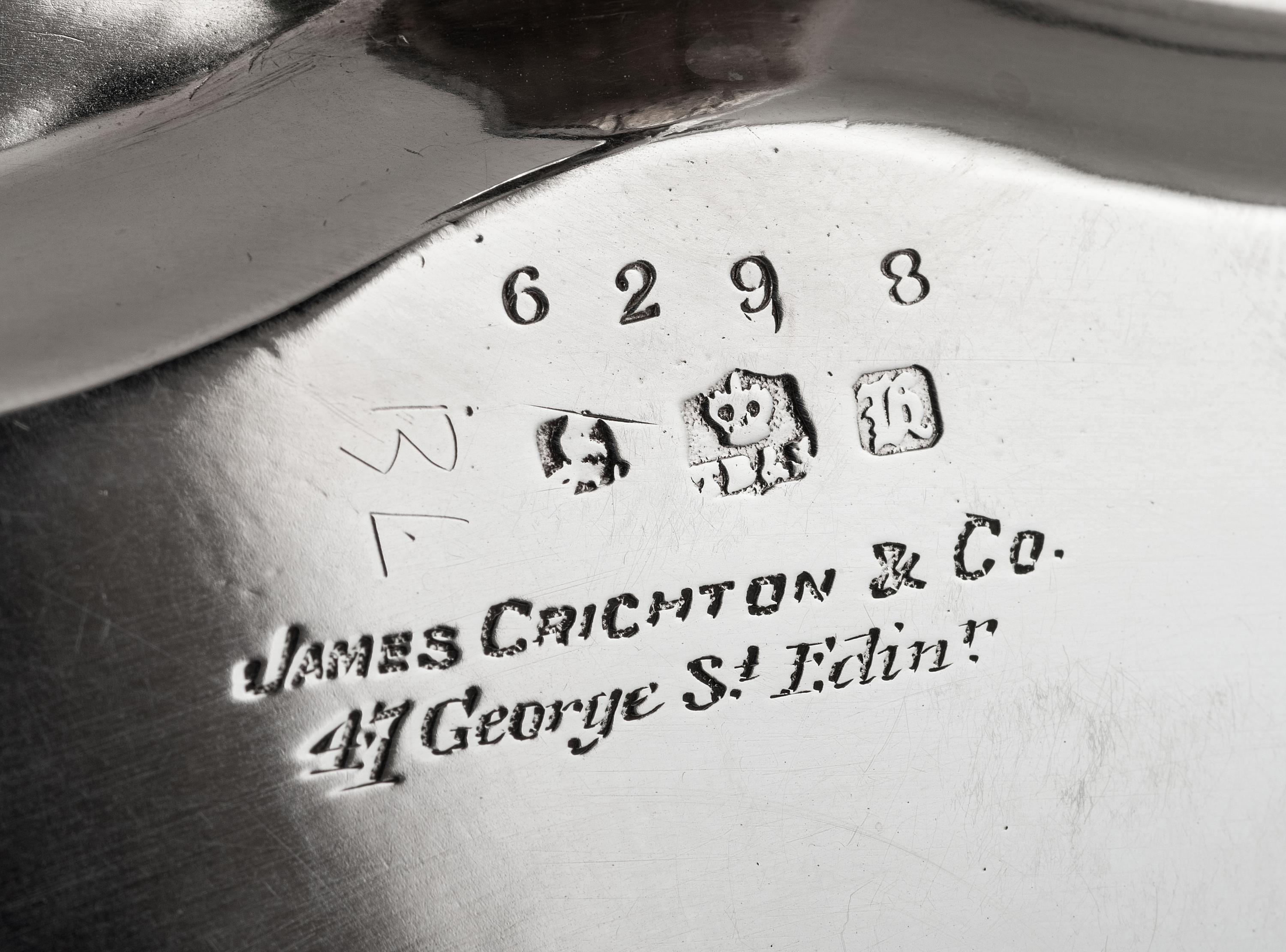 Five American Silver Plates