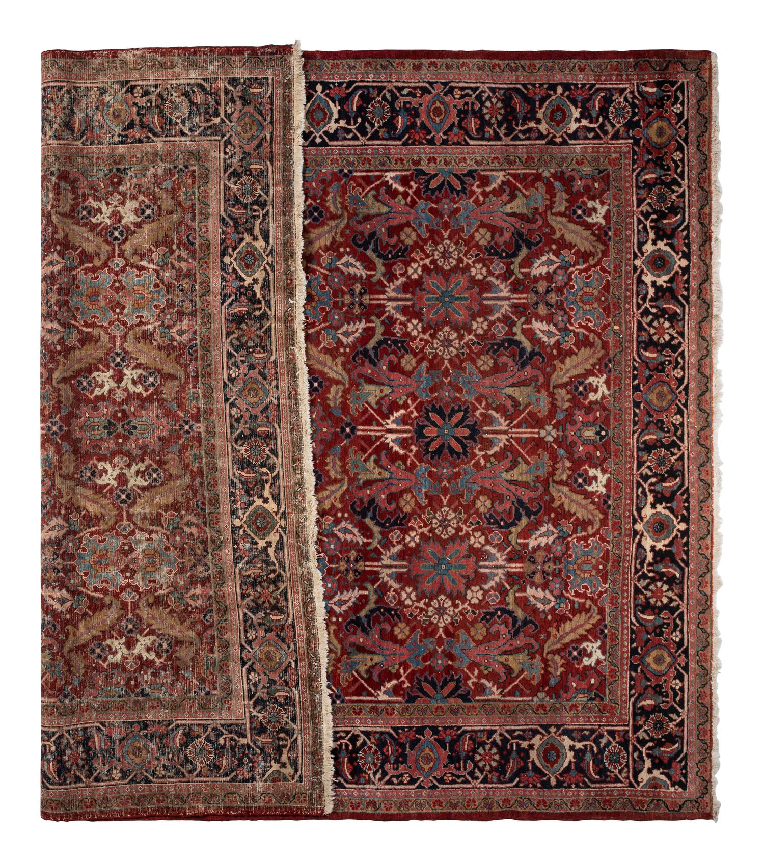 A Heriz Wool Rug