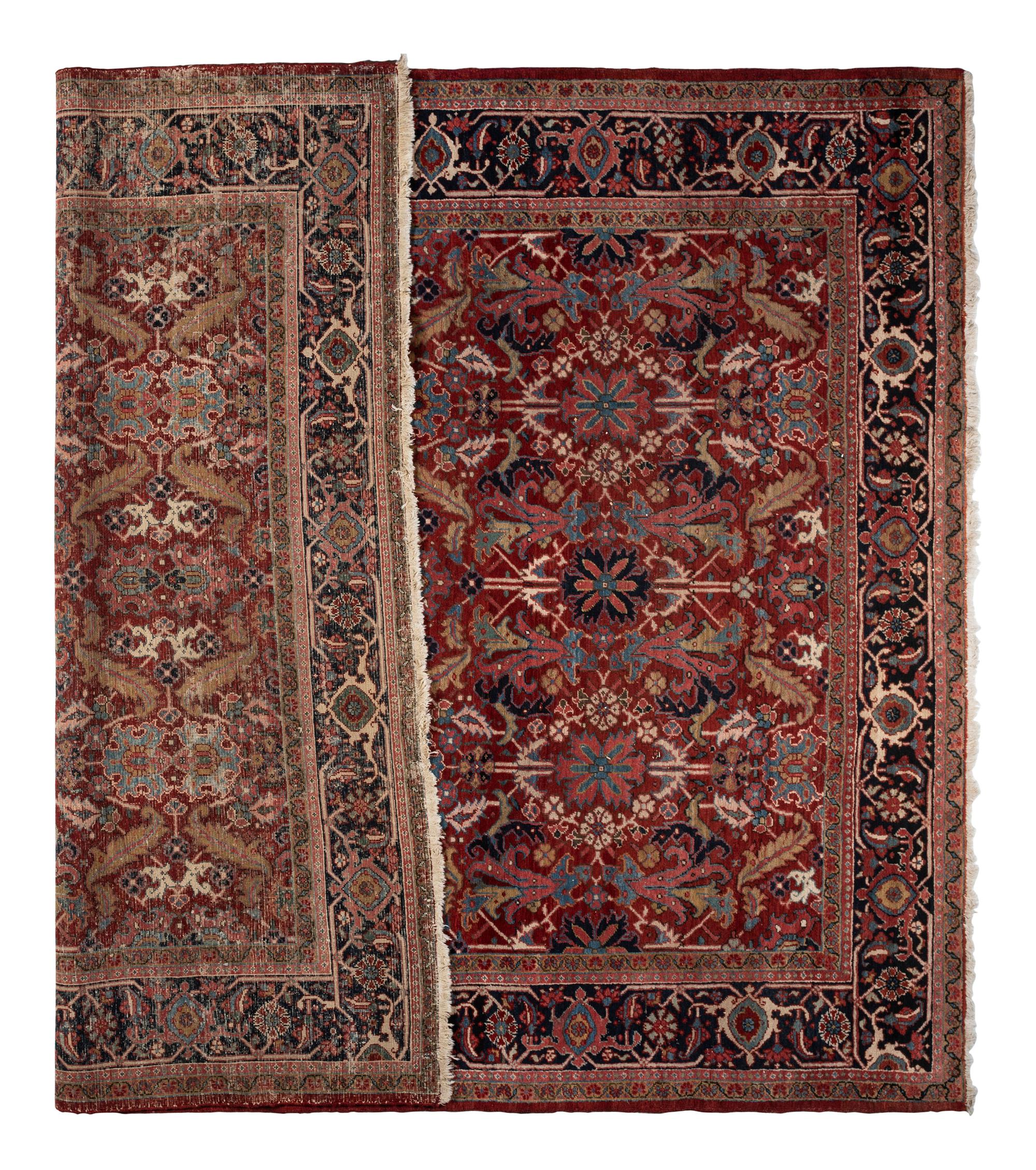A Heriz Wool Rug