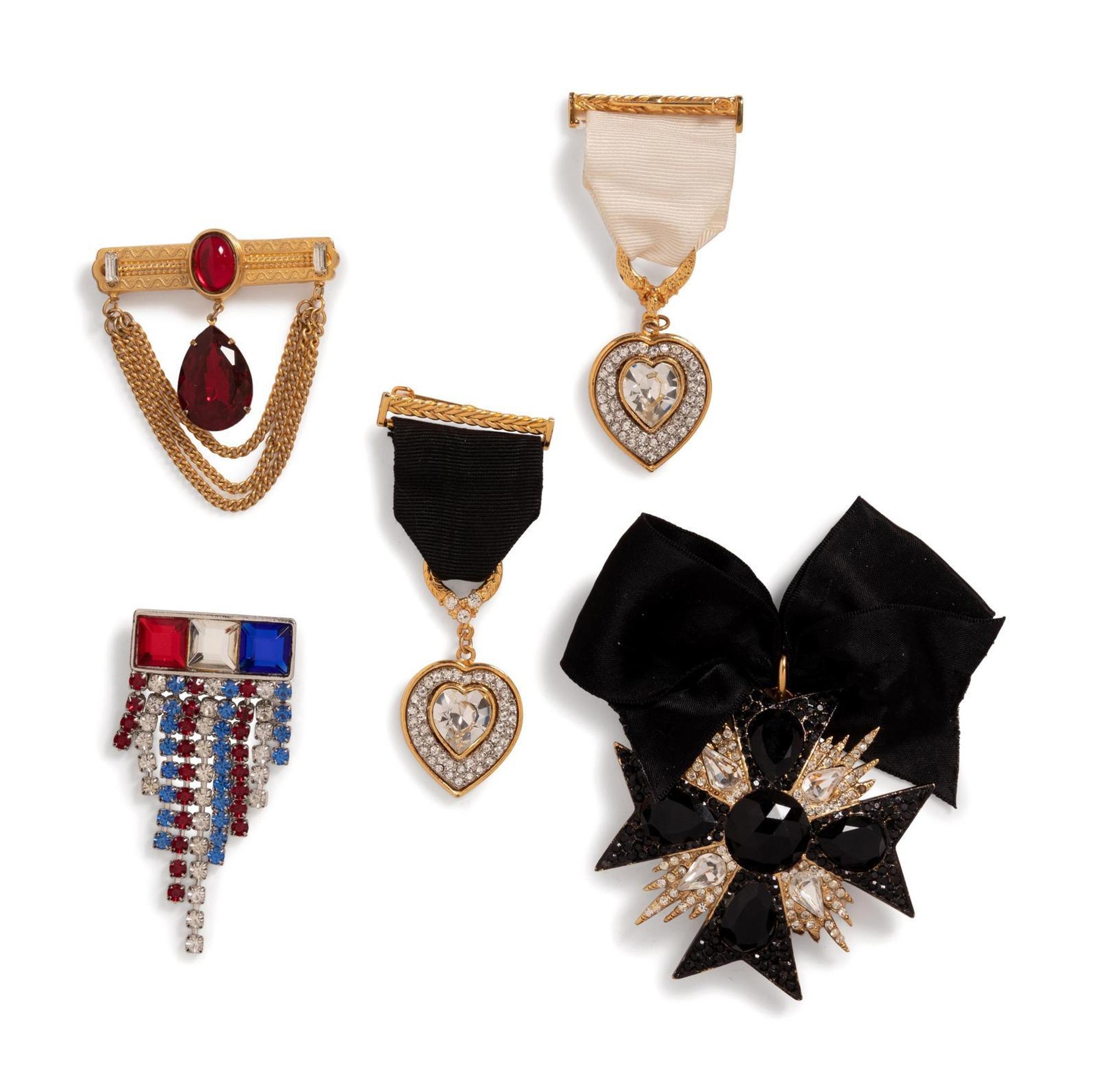 12 Assorted Pins, 1970-2000s