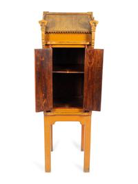 A Chinese Parcel-Gilt and Coral Lacquer Shrine — 20TH CENTURY