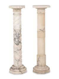 Two Italian Alabaster Columns