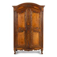 A Louis XV Provincial Walnut Armoire