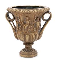 A Neoclassical Gilt Metal Urn