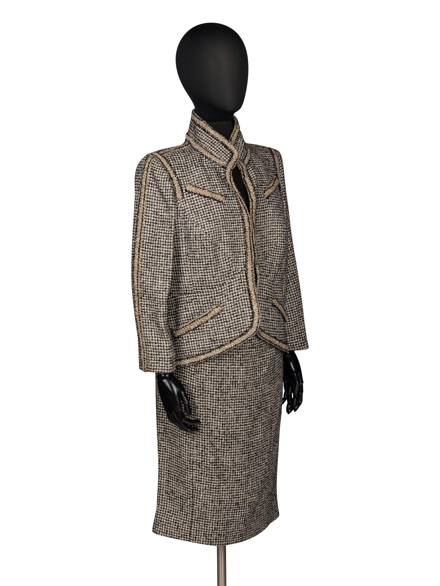 Chanel Bouclé Tweed Skirt Suit