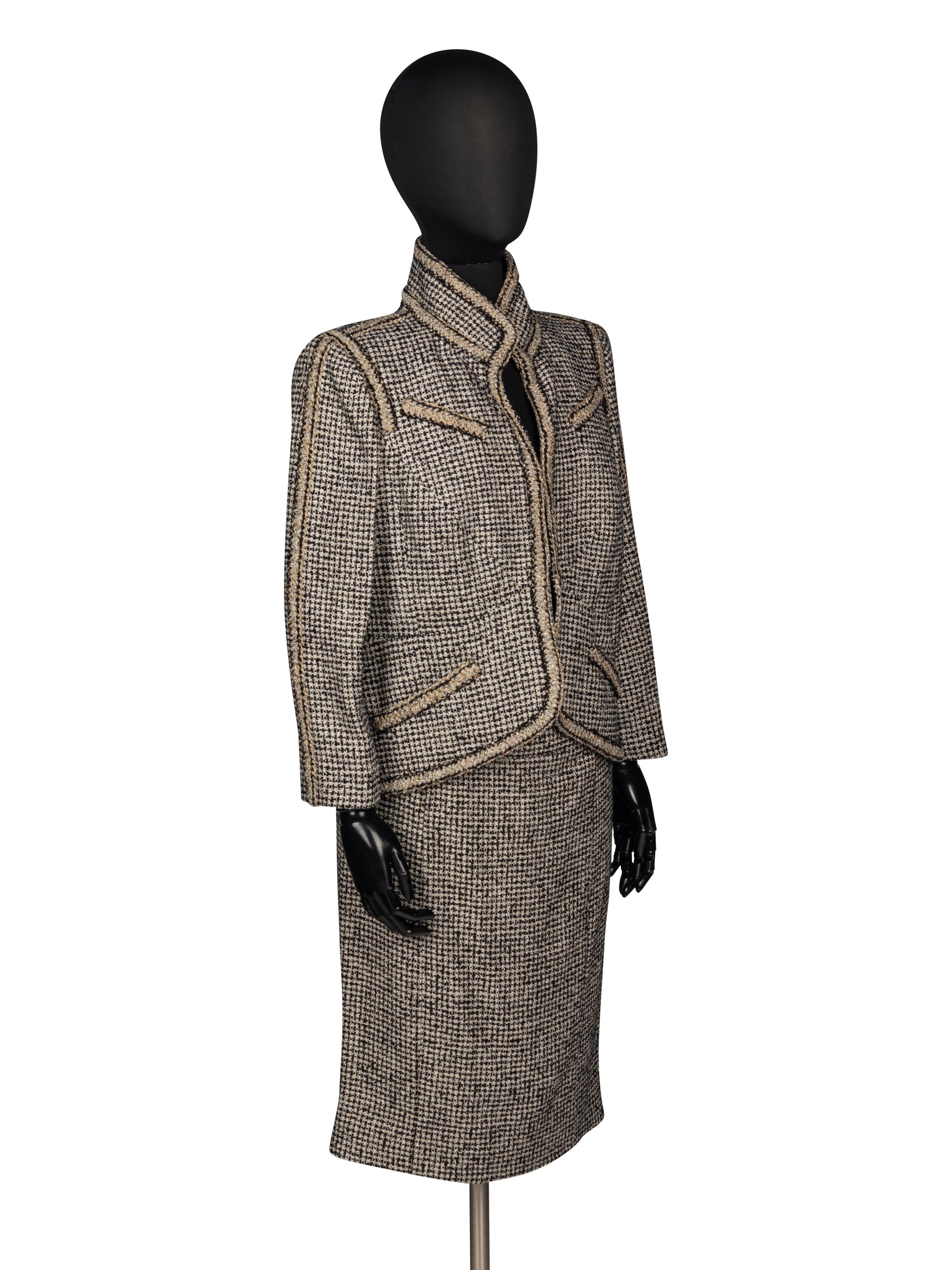 Chanel Bouclé Tweed Skirt Suit