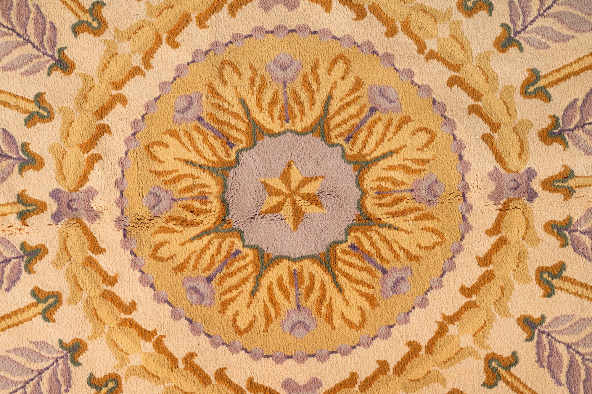 A Savonnerie Style Wool Rug