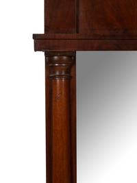 An Empire Style Mahogany Pier Mirror