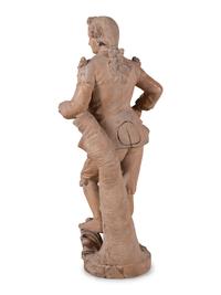 A Continental Terra Cotta Figure