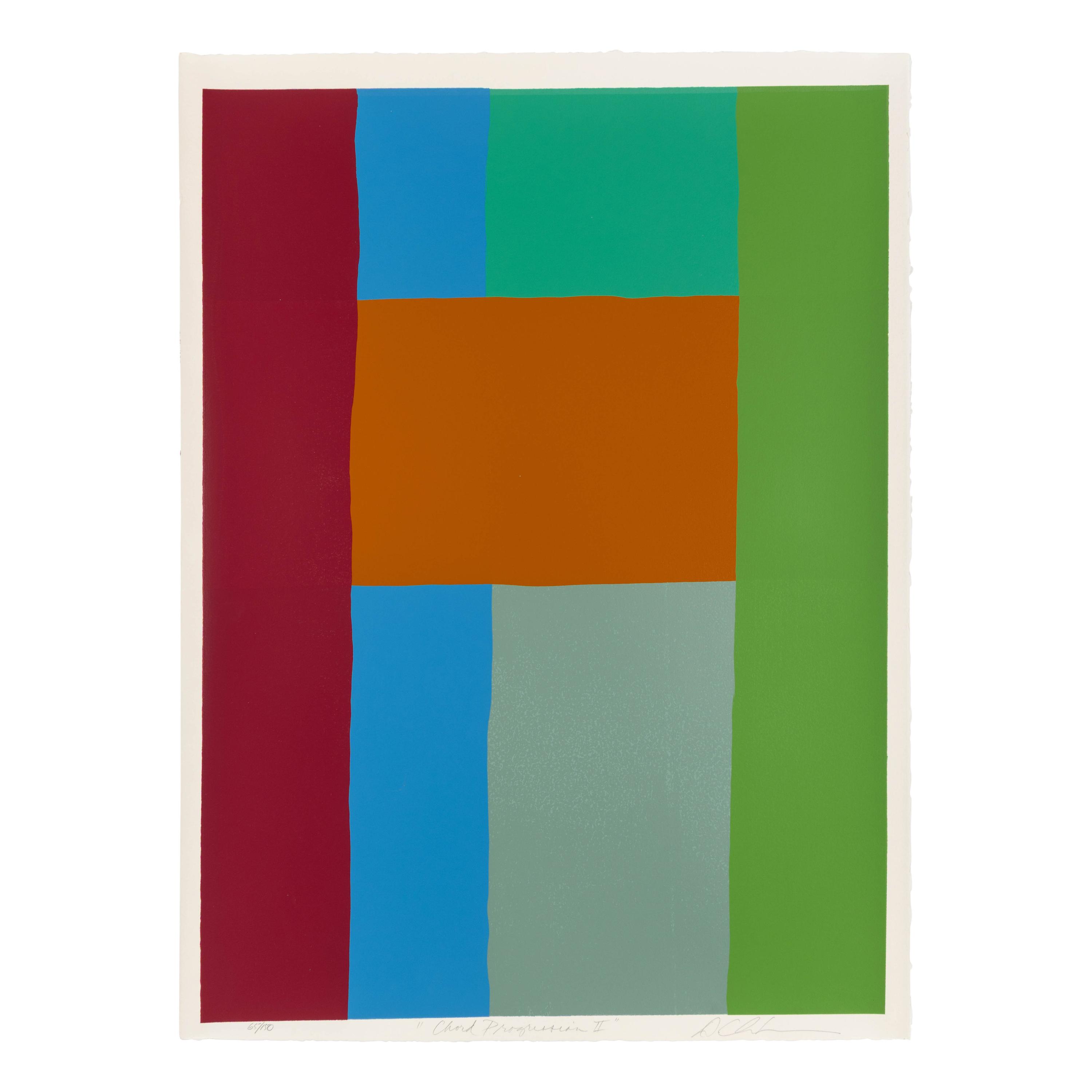 Dan Christensen (American, 1942–2007) — Chord Progression I, Chord Progression II, Kansas City , and Veeda (four works)