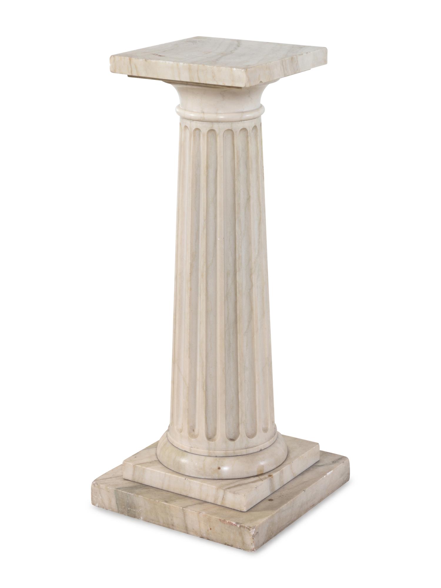 A Continental Marble Pedestal