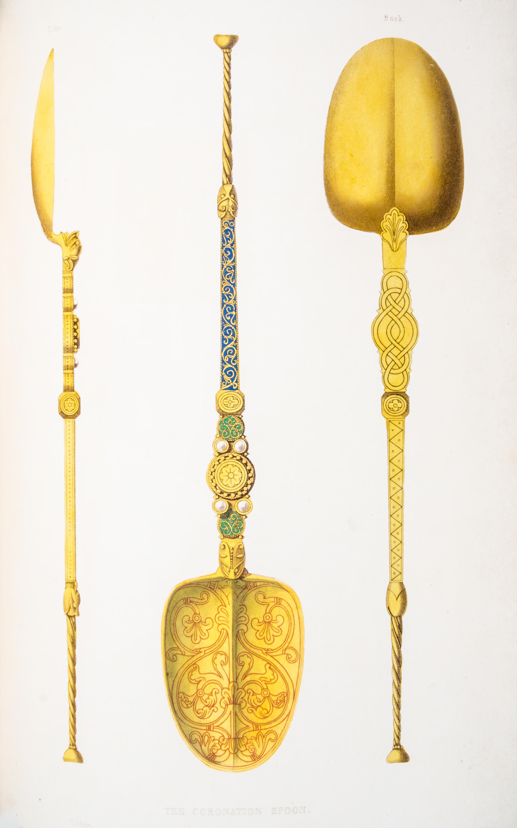 SHAW, HENRY, Dresses and Decorations of the Middle Ages. London, 1843. First edition.